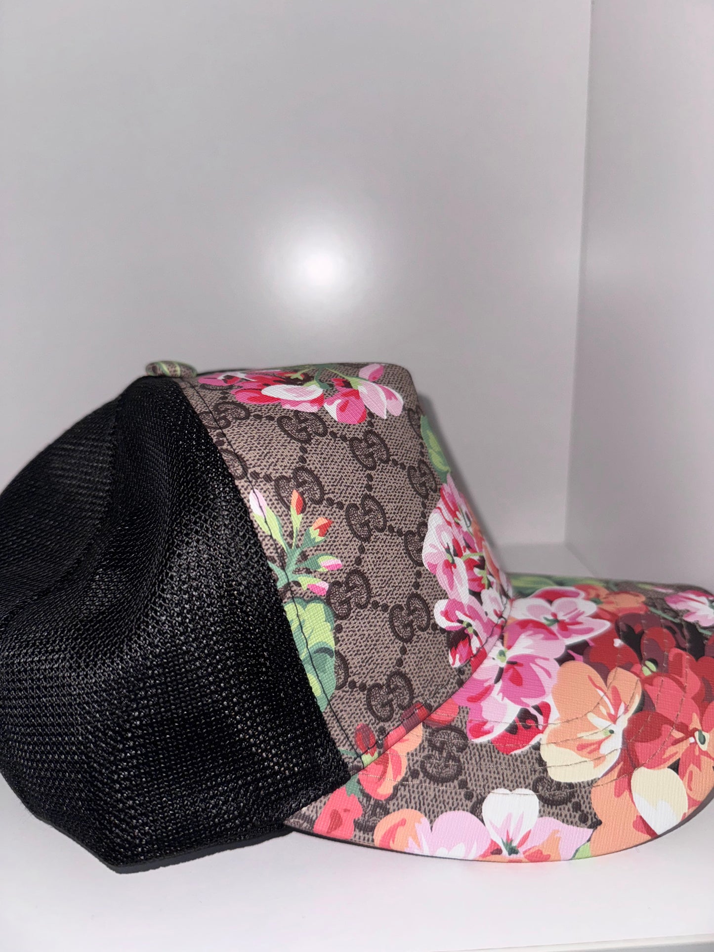 Pink Rose Gucci Cap